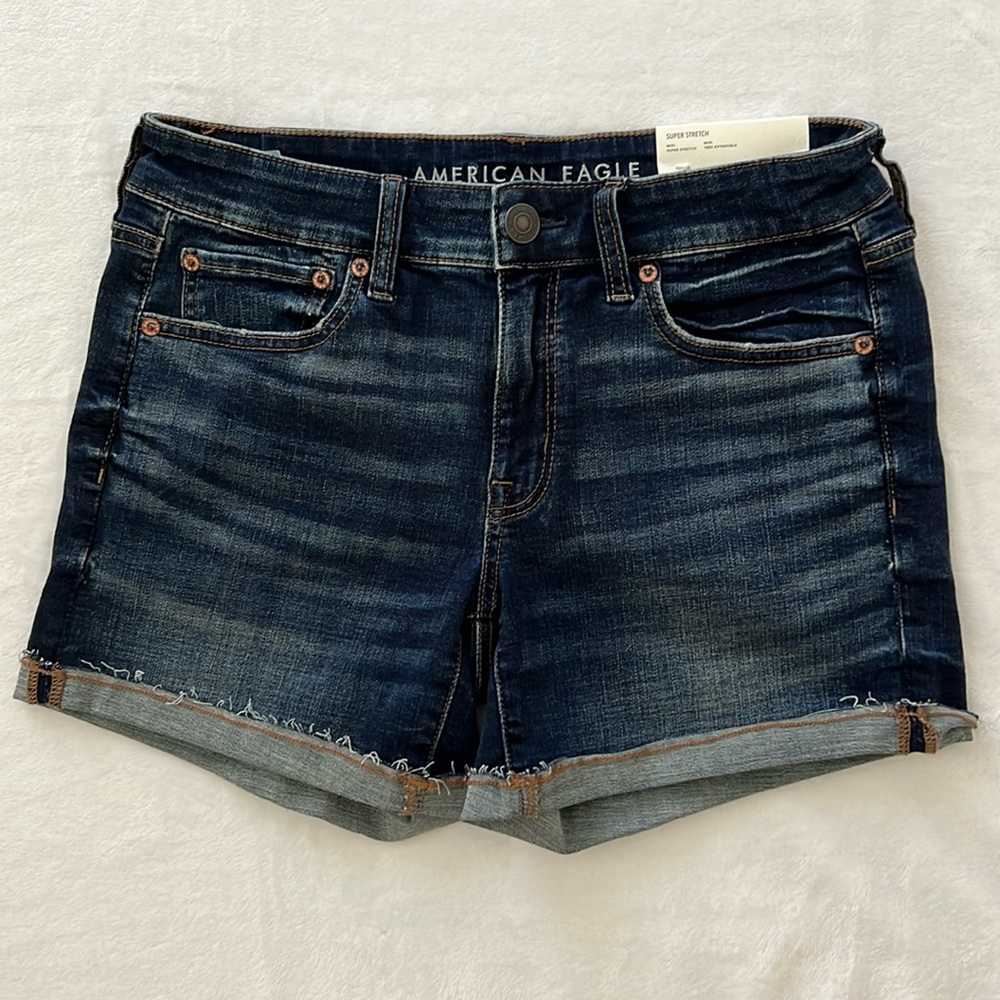 American Eagle Outfitters Dark Blue Jean Shorts